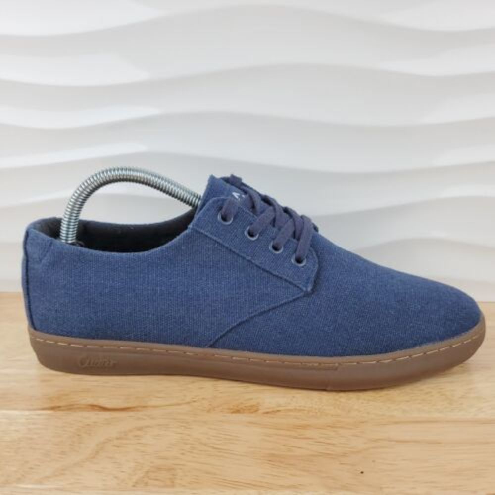 Travis Mathew Cuater Kruzers Mens Size 9 Vintage Indigo‎ Canvas Shoes 4MO150